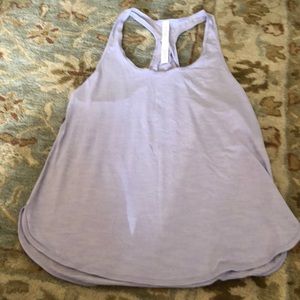 Lululemon lilac tank, size 6